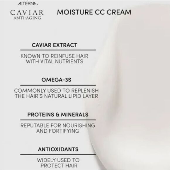 Alterna Caviar 10 in 1 CC moisture cream (Smooths, Heat Protect, Stengthen) - Picture 4 of 13